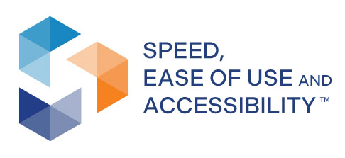 Speed, Ease of Use and Accessibility logo