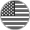 grey US flag icon
